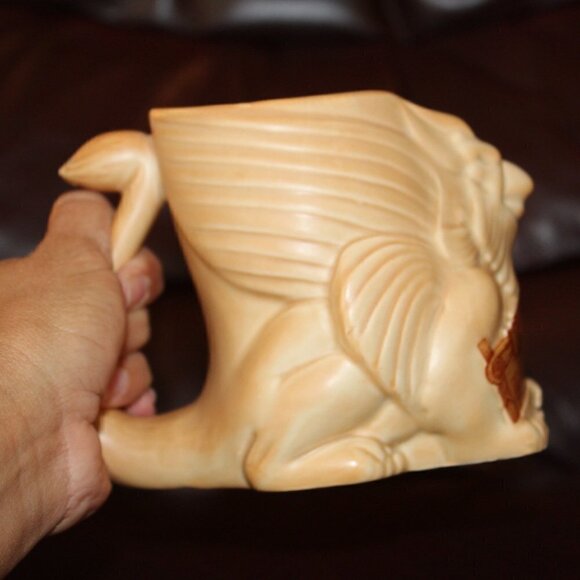 VTG Tiki mug Caesar Magical Empire Figural Sphinx mythological creature unique - Picture 9 of 10